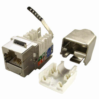 Category 6A Shielded Keystone Jack, 110 Style,  RJ45 568A/568B