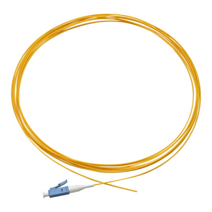 Pigtail LC/UPC Singlemode OS2 9/125 G657A1 SX 0.9mm OFNR 1M Yellow, tight buffer