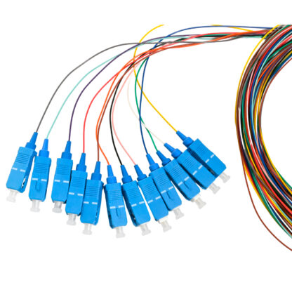 Pigtail SC/UPC 12 colors Singlemode OS2 9/125 G657A1 0.9mm OFNR 3M, tight buffer - Image 2