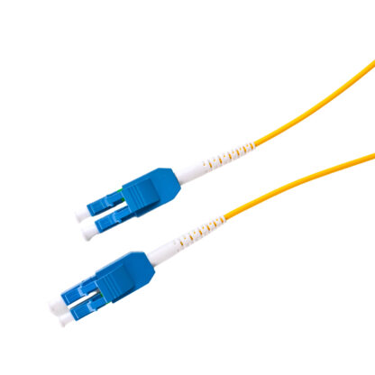 LC/UPC uniboot -LC/UPC uniboot Singlemode OS2 9/125 G657A1 Round cable 2.0mm OFNR Yellow