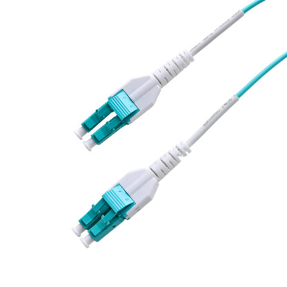 LC/UPC uniboot -LC/UPC uniboot 50/125 Multimode OM3 Round cable 2.0mm OFNR Aqua