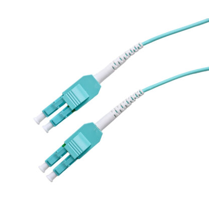LC/UPC uniboot -LC/UPC uniboot 50/125 Multimode OM4 Round cable 2.0mm OFNR Aqua