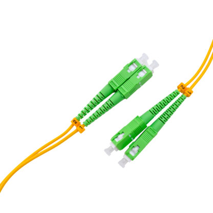 Patchcord SC/APC - SC/APC Singlemode OS2 9/125 G675A1 Duplex Zip 2.0mm OFNR Yellow - Image 3