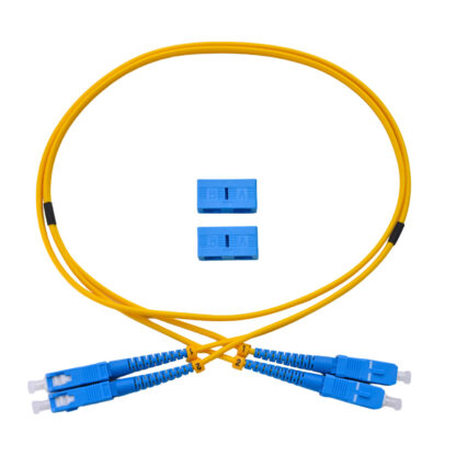 Patchcord SC/UPC - SC/UPC Singlemode OS2 9/125 G675A1 Duplex Zip 2.0mm OFNR Yellow - Image 2