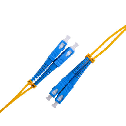 Patchcord SC/UPC - SC/UPC Singlemode OS2 9/125 G675A1 Duplex Zip 2.0mm OFNR Yellow - Image 3