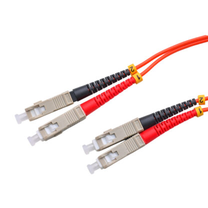 Patchcord SC/UPC - SC/UPC 62.5/125 Multimode OM1 Duplex Zip 2.0mm OFNR Orange