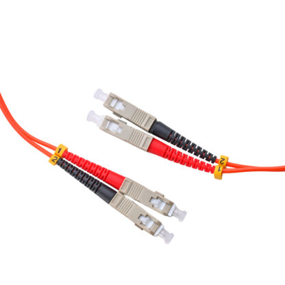 Patchcord SC/UPC - SC/UPC 62.5/125 Multimode OM1 Duplex Zip 2.0mm OFNR Orange - Image 3