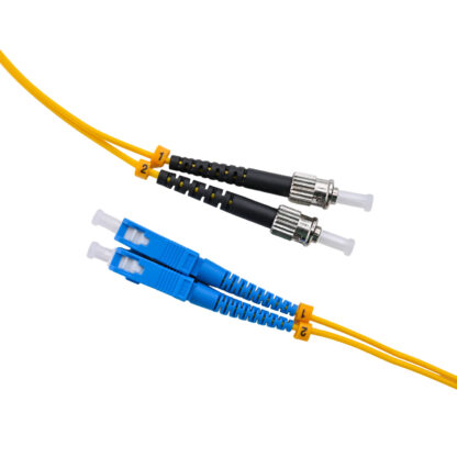 Patchcord SC/UPC - ST/UPC Singlemode OS2 9/125 G675A1 Duplex Zip 2.0mm OFNR Yellow - Image 3