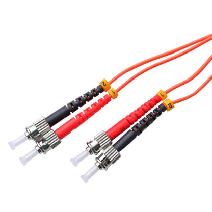 Patchcord ST/UPC - ST/UPC 62.5/125 Multimode OM1 Duplex Zip 2.0mm OFNR Orange