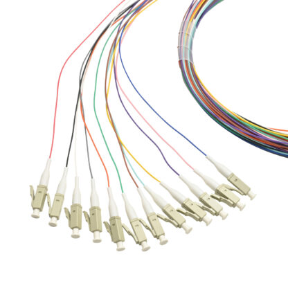 Pigtail LC/UPC 12 colors OM3 0.9mm OFNR 3M, tight buffer - Image 2