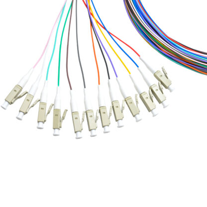 Pigtail LC/UPC 12 colors OM4 0.9mm OFNR 3M, tight buffer - Image 2