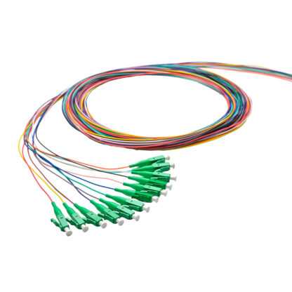 Pigtail LC/APC 12 colors SM G657A1 0.9mm OFNR 3M, tight buffer