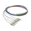 Pigtail LC/UPC 06 colors OM4 0.9mm OFNR 3M, tight buffer