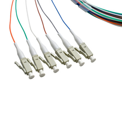 Pigtail LC/UPC 06 colors OM4 0.9mm OFNR 3M, tight buffer - Image 2