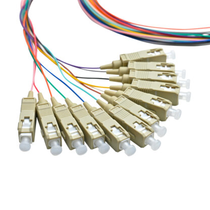 Pigtail SC/UPC 12 colors OM4 0.9mm OFNR 3M, tight buffer - Image 2