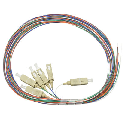Pigtail SC/UPC 06 colors OM3 0.9mm OFNR 3M, tight buffer - Image 3