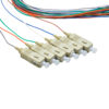 Pigtail SC/UPC 06 colors OM4 0.9mm OFNR 3M, tight buffer - Image 2