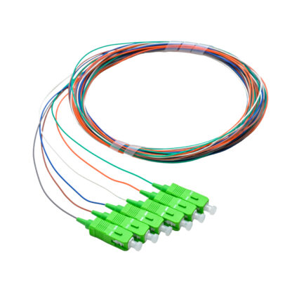 Pigtail SC/APC 06 colors SM G657A1 0.9mm OFNR 3M, tight buffer