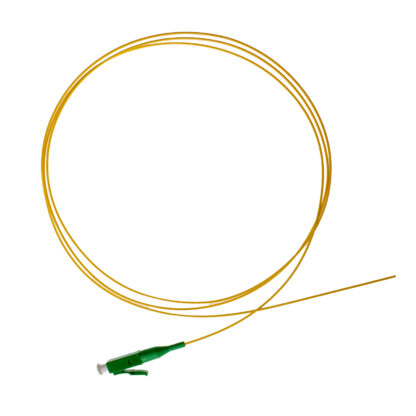 Pigtail LC/APC SM G657A1 SX 0.9mm OFNR 1M Yellow, tight buffer