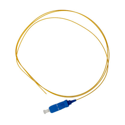 Pigtail SC/UPC SM G657A1 SX 0.9mm OFNR 3M Yellow, tight buffer