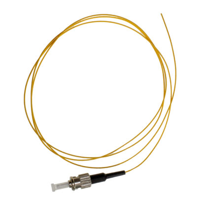 Pigtail ST/UPC SM G657A1 SX 0.9mm OFNR 1M Yellow, tight buffer
