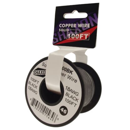 Solid Copper Wire on Spool, 18 Gauge