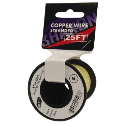 Stranded Copper Wire on Spool, 14 Gauge, 25ft
