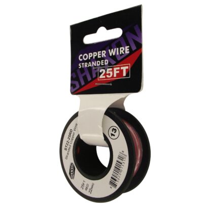 Stranded Copper Wire on Spool, 22 Gauge, 25ft