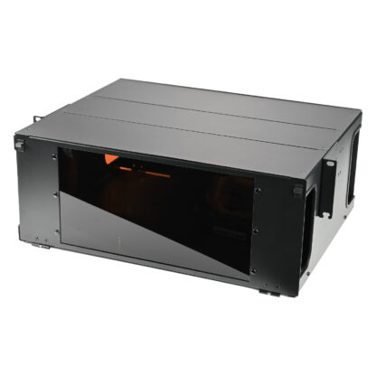 Fiber Panel, 4U 12 LGX Ports with Sliding Tray, 19" Rack Mount