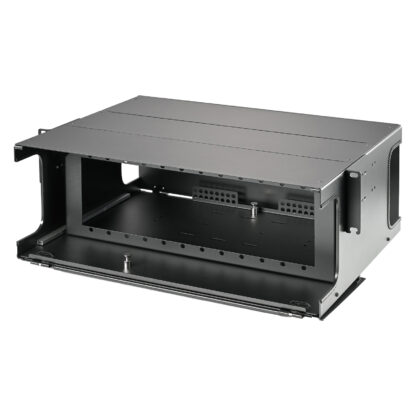 Fiber Panel, 4U 12 LGX Ports with Sliding Tray, 19" Rack Mount - Image 2