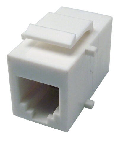Keystone insert Cat3 RJ12 F/F White - Image 2