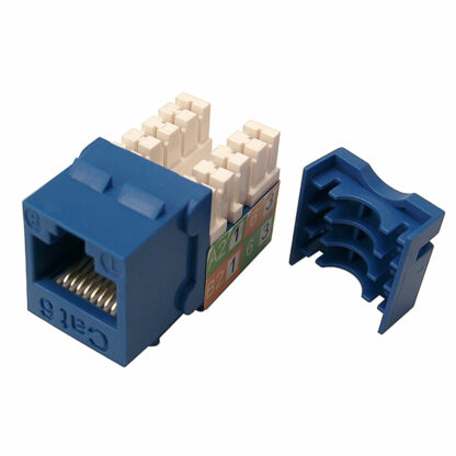 Category 6 Keystone Jack, RJ45 to 110