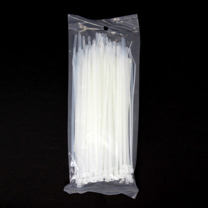 8 Inch Cable Ties, 100pcs - Natural