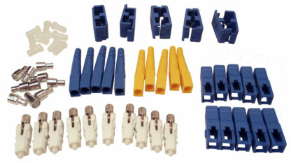 SC Fiber Optic Connectors, Single Mode, 10 Pack