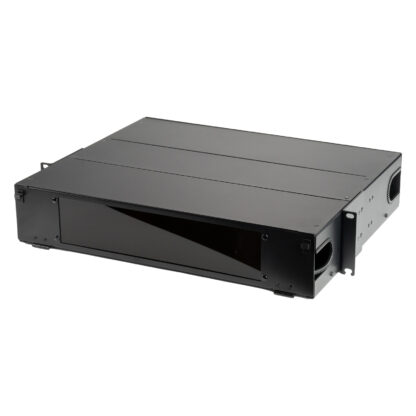 Fiber Panel, 2U 6 LGX Ports with Sliding Tray, 19" Rack Mount