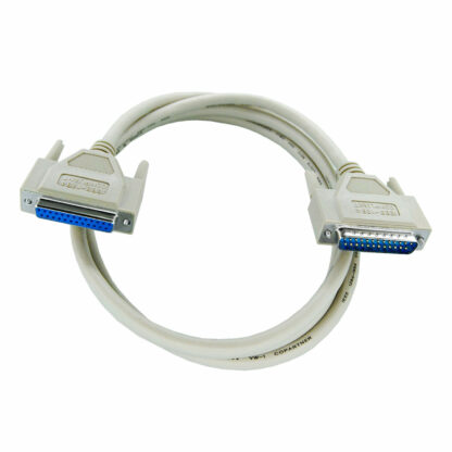 DB25 Male to DB25 Female, IEEE-1284 Parallel Cable, Molded, 6 ft