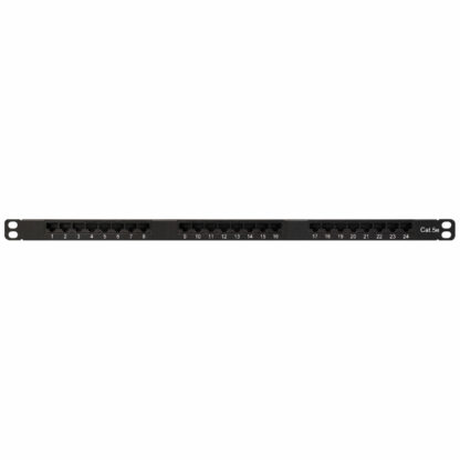 Category 5e Patch Panel, 24 Port 8 Wire, Universal Wiring, 19" 0.5U Rack Space, 110 Type, Ultra High Density - Image 2