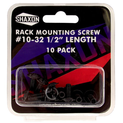 10 pk. Rack mounting screws 10-32 x 1/2"