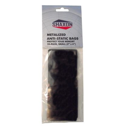 Metalized Anti-Static Bags, 2" x 6" (Pack of 10)