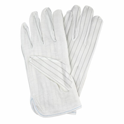 Anti-Static Work Gloves with Gripping Dots, Extra Large, White