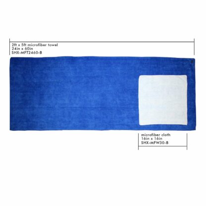 2ft x 5ft Commercial Quality Microfiber Cleaning Towel - Image 3