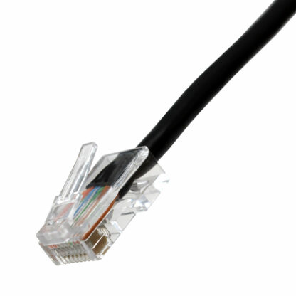 CAT 5e Patch Cable, UTP Stranded, Non-booted, Black