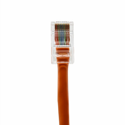 CAT 5e Patch Cable, UTP Stranded, Non-booted, Orange - Image 4