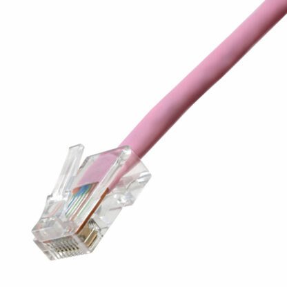 CAT 5e Patch Cable, UTP Stranded, Non-booted, Pink