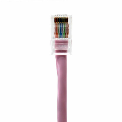 CAT 5e Patch Cable, UTP Stranded, Non-booted, Pink - Image 3