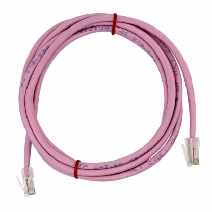 CAT 5e Patch Cable, UTP Stranded, Non-booted, Pink - Image 5