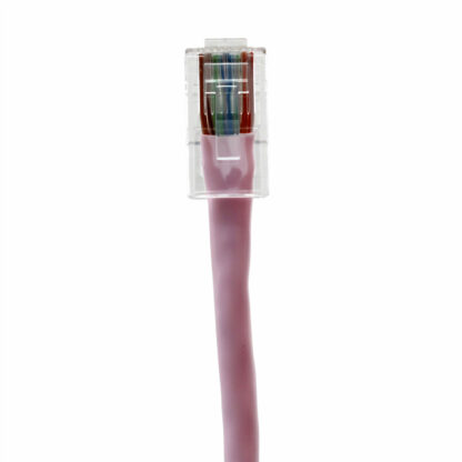 CAT 5e Patch Cable, UTP Stranded, Non-booted, Pink - Image 4
