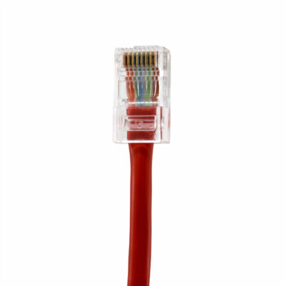 CAT 5e Patch Cable, UTP Stranded, Non-booted, Red - Image 2