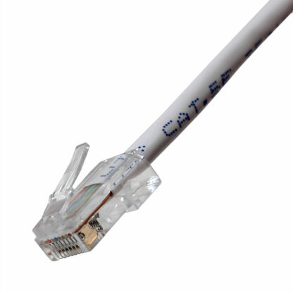 CAT 5e Patch Cable, UTP Stranded, Non-booted, White