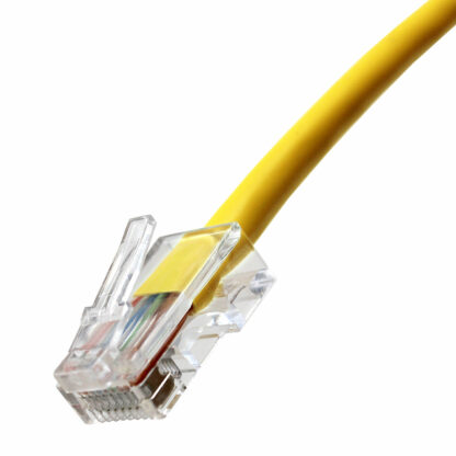 CAT 5e Patch Cable, UTP Stranded, Non-booted, Yellow